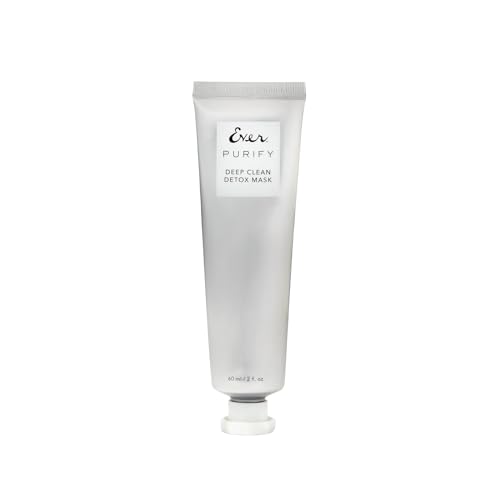 EVER Purify Deep Clean Detox Mask ? Kaolin Clay & AHA/BHA Blend with White Peony Stem Cells ? Weekly Deep Cleanse for Normal-Oily Skin, 2 fl oz