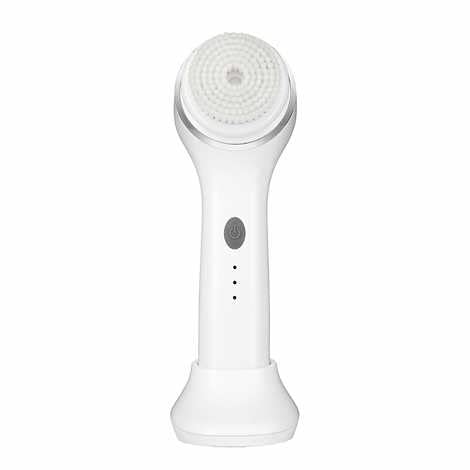 Sonic Facial Brush Kit Waterproof Rechargeable with 2 Brush Heads & Storage Pouch