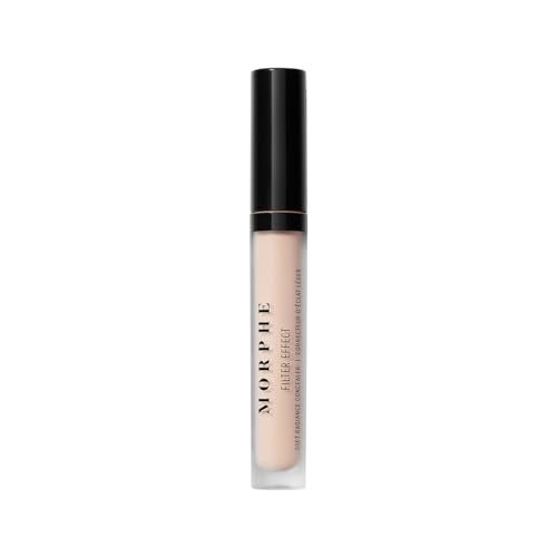 Morphe Filter Effect Soft Radiance Concealer - Buildable Coverage Liquid Concealer Face Makeup with Hyaluronic Acid & Pomegranate Extract & a Natural Radiant Finish - Light 6 (Neutral) (0.12 fl oz)