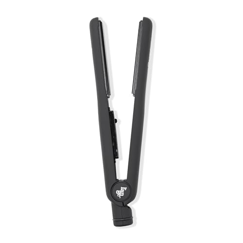 L'ANGE HAIR Aplatir 1-Inch Flat Iron in Black, Tourmaline Ceramic Styling Tool