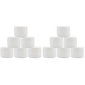 8 Oz (250g) White Plastic Jar with Dome Lid Refillable Make-up Cosmetic Jars Empty Face Cream Lip Balm Lotion Storage Container Pot Case Holder (Pack of 12)