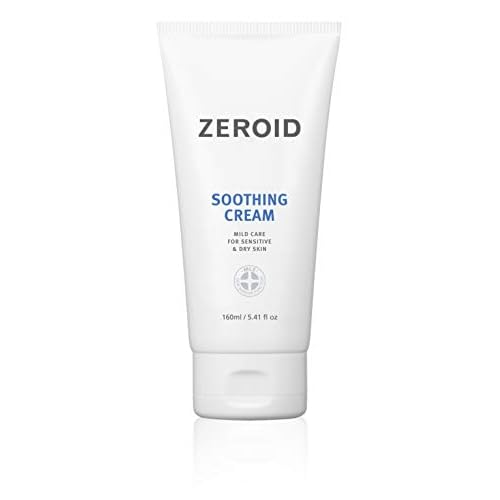 ZEROID | Soothing Cream | Face Moisturizer for Sensitive Skin | Face Cream for Skin Barrier Repair | Facial Lotion for Soothing & Calming | Dermocosmetic Lotion | Korean Skin Care | 5.41 fl oz (160ml)