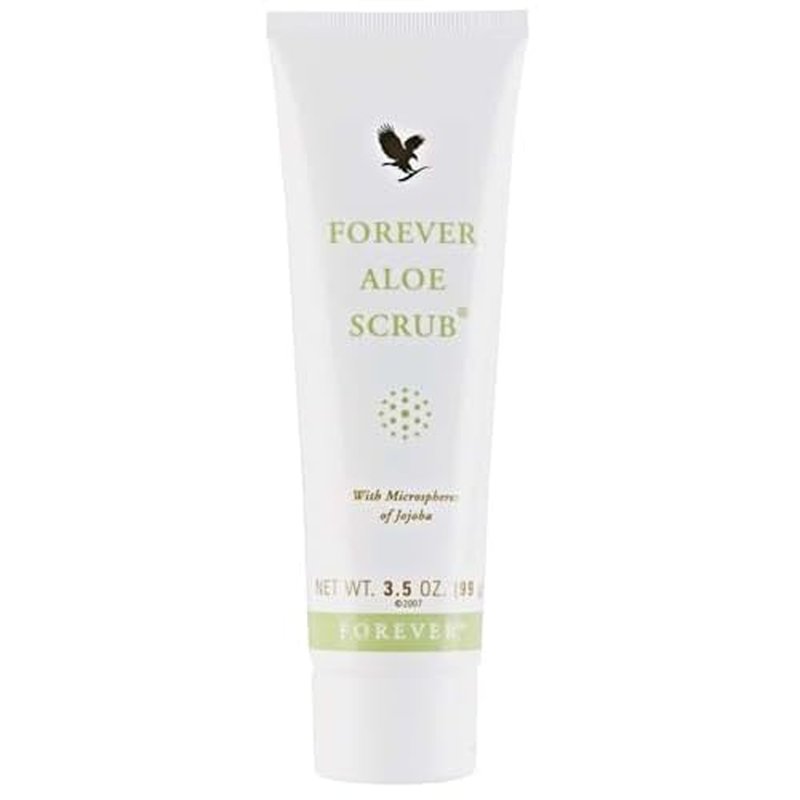 Forever Living - Forever Aloe Scrub¢ç - Gentle Exfoliation with Jojoba Microspheres - Vegan-Friendly Body Scrub - Aloe Vera Gel Conditioning - 3.5 oz