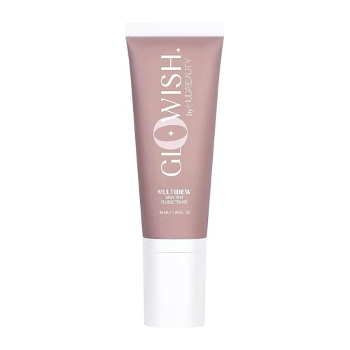 HUDA BEAUTY GloWish Multidew Vegan Skin Tint Foundation 11 Deep