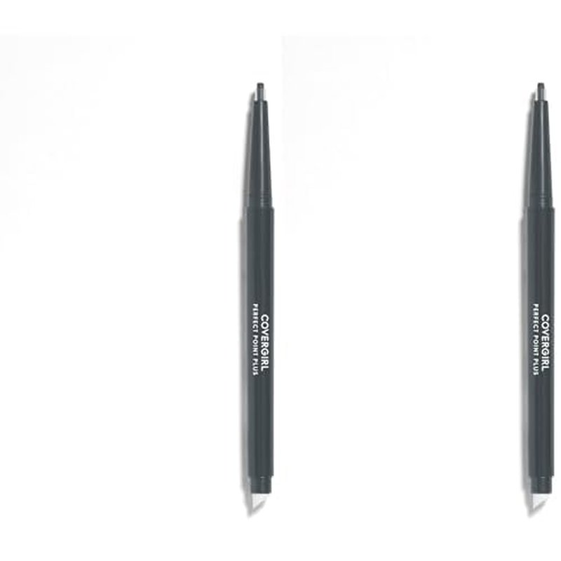 COVERGIRL Perfect Point Plus Eyeliner, Charcoal, 0.08 Ounce (Pack of 2)