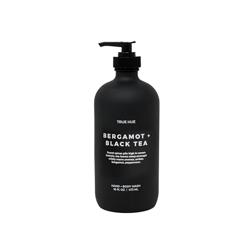 Luxury Hand and Body Wash with Bergamot & Black Tea - Paraben & Sulfate Free, Vegan, 16 fl oz