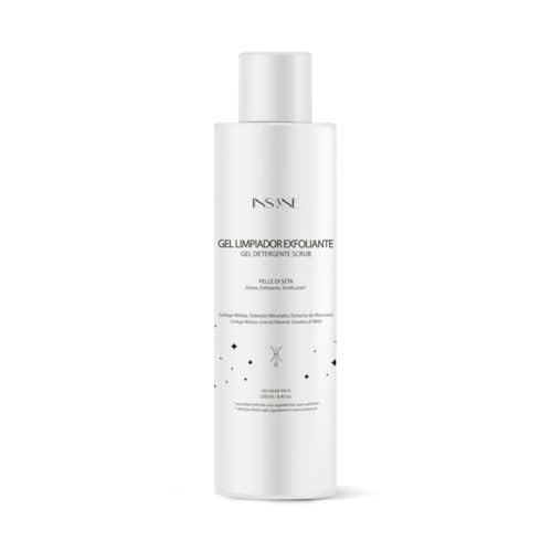 Exfoliating Cleansing Gel with Mineral Granules for Sensitive Skin ? Purifies Pores, Smooths & Refines Skin with Ginkgo Biloba & Red Algae. Dermatologically Tested, Gentle Daily Use