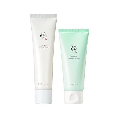 Korean Hydrating Face Moisturizer & Gentle Facial Cleanser Set - 100ml