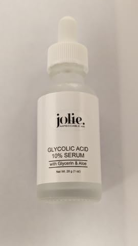 Glycolic Acid 10% Serum for Skin Texture & Anti-Aging - Vegan & Gluten-Free - 1 oz