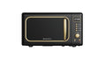 Retro Black 0.7 Cu. Ft. 700W Countertop Microwave Oven with Auto Cook