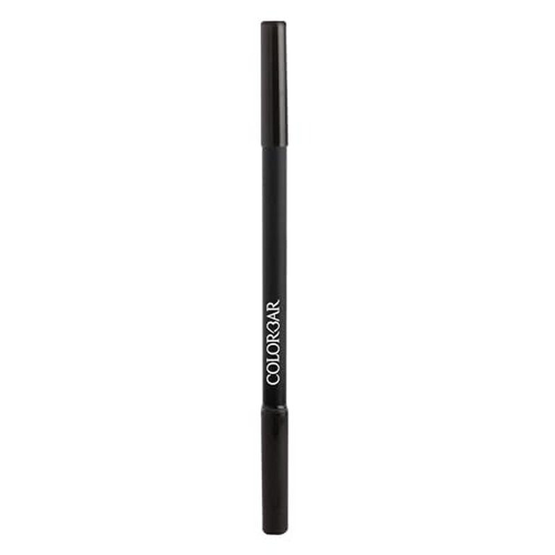 Colorbar Just Smoky Eye Pencil - Eyeliner Pencil with Built-in Smudger - Waterproof Formula - Matte Finish - 001 Just Black - 0.04 oz