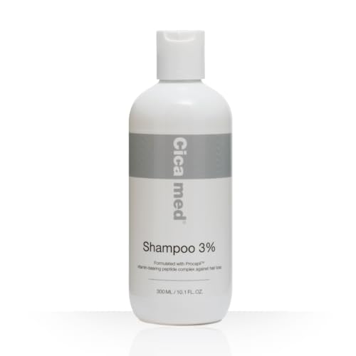 Hair Loss Treatment Shampoo 3% - Sulfate & Silicone Free for Thicker Hair