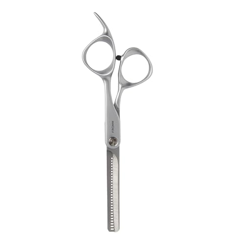 Fromm Professional 5.75-Inch Extra Smooth Hair Thinning Shears - 28-Tooth, Beveled Blade, Japanese Steel, Matte Silver, Variation of This Listing