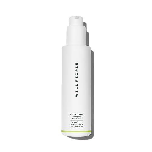 Well People Juice Cleanse Soothing Aloe Face Cleanser, Nourishing Gel-based Cleanser For All Skin Types, Softens & Hydrates Skin, Vegan & Cruelty-free
