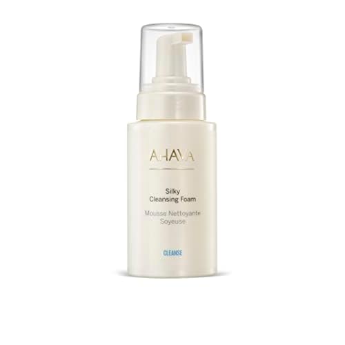 AHAVA Cleanse Silky Cleansing Foam - Airy foam for gentle facial cleansing, effectively removes light makeup & dirt, tightens pores & rebalances pH, with Calendula, Babassu Oil & Osmoter, 6.8 Fl.Oz