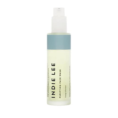 Indie Lee Purifying Face Wash - Daily Detox Foaming Cleanser + Makeup Remover for Radiant Complexion + Blemish-Prone Skin (4oz / 125ml)