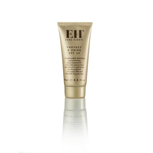 Emma Hardie Cleanse, Hydrate & Protect Gift Set: 30ml Moringa Cleansing Balm, 30ml Midas Touch Revitalising Cream & 15ml Protect & Prime SPF30 Sunscreen Face Moisturiser, Natural & Cruelty Free