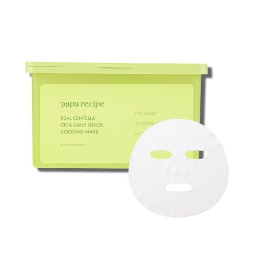 Cooling Facial Mask Sheets for Sensitive Skin - 30 Pack