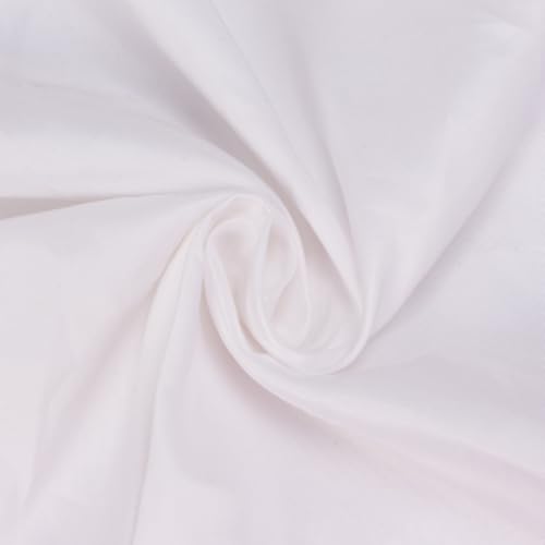 White 120 Inch Round Tablecloth 10 Pack - Stain Resistant & Wrinkle-Free Polyester for Wedding & Events