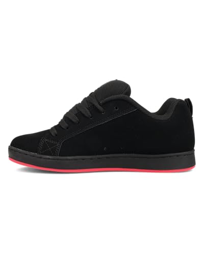 DC Womens Court Graffik Skate Shoes Black Hot Pink Size 7