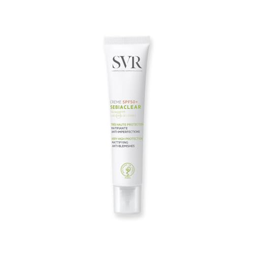 SVR Sebiaclear SPF50+ Face Sunscreen with Niacinamide & Salicylic Acid, 40ml
