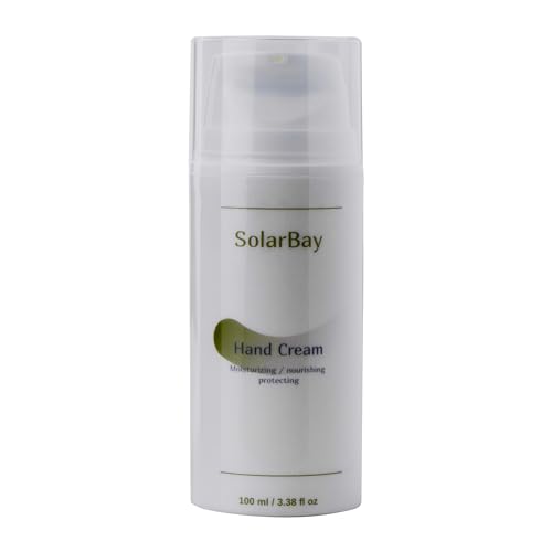 Hand Cream for Dry Cracked Hands-Shea Butter & Jojoba Oil-Moisturizing Lotion for Extremely Dry Skin, Fingertip & Cuticle Care-Vitamin E & Panthenol-For Women & Men-Airless Pump Bottle