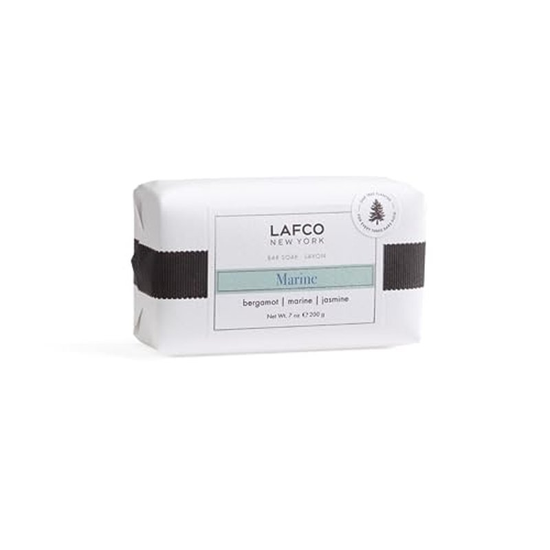 LAFCO New York Bar Soap, Marine - 7 oz - Ultra-Hydrating, Natural Formula - All Skin Types - Made in Europe