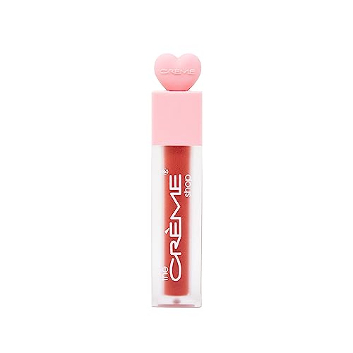 The Cr?me Shop Ultra-Moisturizing, 12HR+ Long-Lasting Glossy Lip Stain - Sunflower Seed Oil & Glycerin Infused for Soft, Hydrated Lips ? HEART EYES