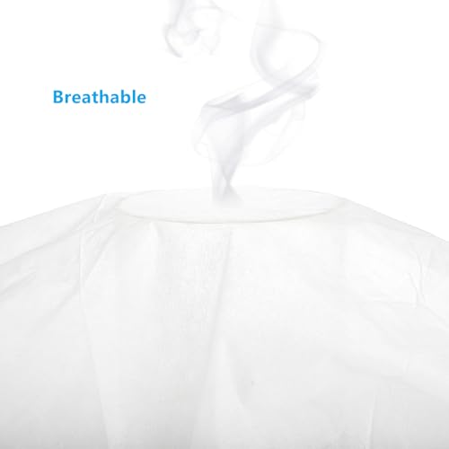 Disposable Fitted Massage Table Sheets 30 Pack - Breathable Non-Woven Covers for Spa & Salon, 35x86 Inches, White