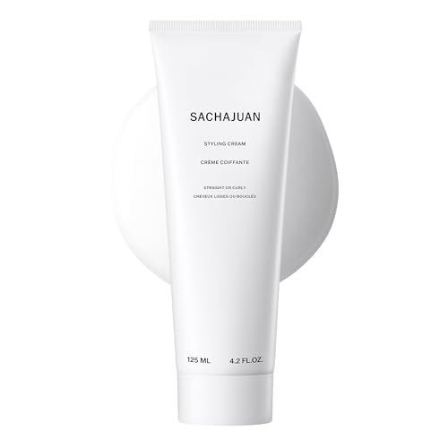 SACHAJUAN Citrus Styling Cream & Heat Protectant for Curly & Straight Hair 4.2 oz