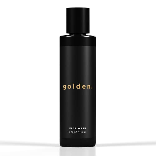 Men's Face Wash with Aloe Vera & Vitamin E - Natural Facial Cleanser for Sensitive & Oily Skin - 4oz
