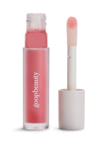 goop Beauty Hydra-Barrier Gel Gloss Lip Plumper & Moisturizer - Palest Clear Pink, 0.13 oz, Variation of Glaze / 0.13 Ounce