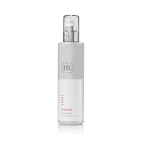 HL Holy Land Cosmetics Vitalise Cleanser with Hyaluronic Acid: Replenishes Texture and Removes Impurities Without Drying the Skin, 8.5 fl.oz