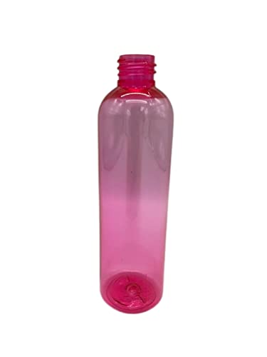 Pink 4oz Refillable Plastic Bottles - Set of 12 for Essential Oils & Aromatherapy