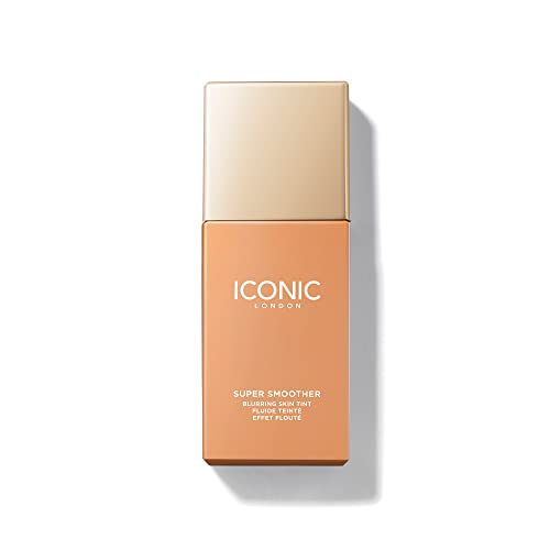 Iconic London Super Smoother Blurring Skin Tinted Moisturizer 1.01 Fl Oz Warm Medium