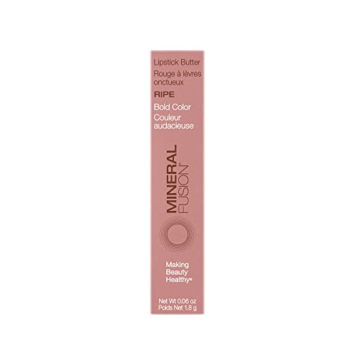 Mineral Fusion Lipstick Butter, Ripe, 0.06 Ounce (Pack of 3)
