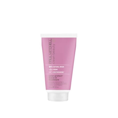 Paul Mitchell Clean Beauty Color Protect Leave-In Treatment, Boosts Shine, Keeps Color Fresh, For Color-Treated Hair, 5.1 fl. oz.