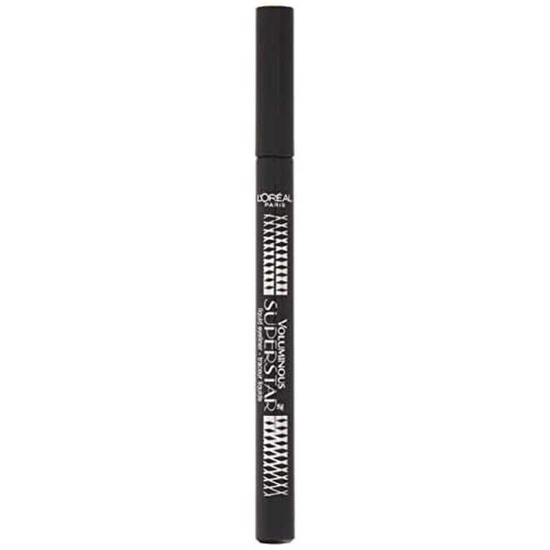 L'Oreal Paris Voluminous Superstar Liquid Eyeliner Pen, Black, 0.056 oz