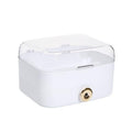 DwellStudio Dustproof Makeup Organizer for Cosmetics and Skincare - Stylish Storage Solution for Your Beauty Essentials
