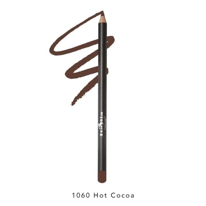 12 pcs Italia-Deluxe Ultra Fine Lip liner, Creamy, Long Lasting, High Pigmented Pencil (1060 Hot Cocoa)