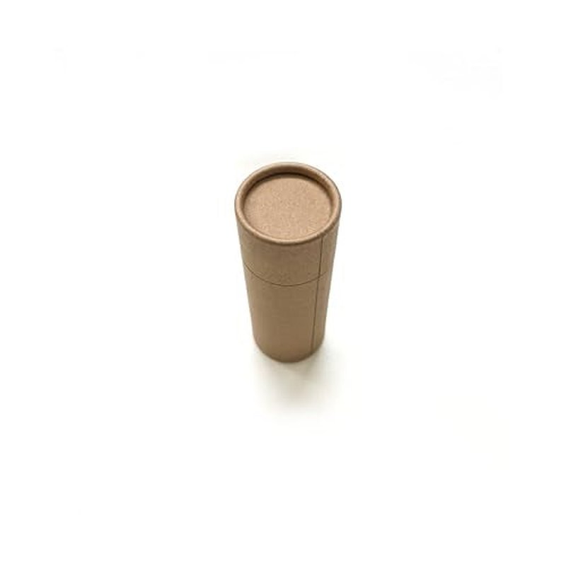 Empty Cardboard Deodorant Containers - 2.0 oz Push-up style, top-fill, reusable and biodegradable (6-Pack)