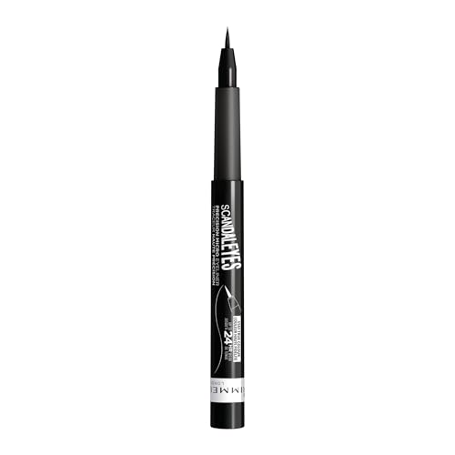 Rimmel, Scandaleyes Thick & Thin Eyeliner REDESIGN Black, 2 Count (Pack of 1)