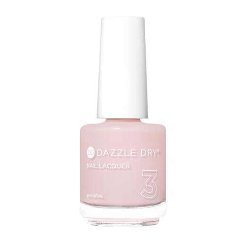 Dazzle Dry Nail Lacquer (Step 3) - Mind Your Mani - A pale, barely there nude with pink undertones. Sheer cream. (0.5 fl oz)