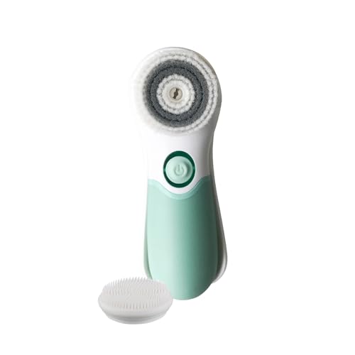 Advanced Facial Cleansing Brush, 2-in-1 Exfoliator Tool, Face Scrubber, Pore Cleaning Brush, Skin Care Device, Face Wash Brush, Facial Exfoliating Brush, Face Brush for Women and Men