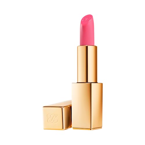 Estée Lauder Long Lasting Cream Lipstick 220 Powerful Blue-Hued Pink - Nourishing & Plumping