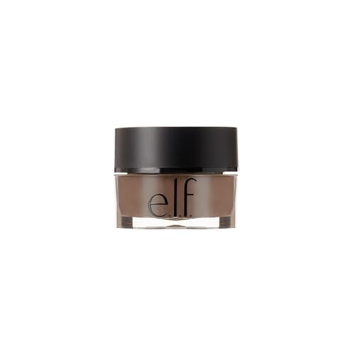 e.l.f. Lock On Liner And Brow Cream, Sculpts & Defines Eyebrows, Vegan & Cruelty-Free, Espresso