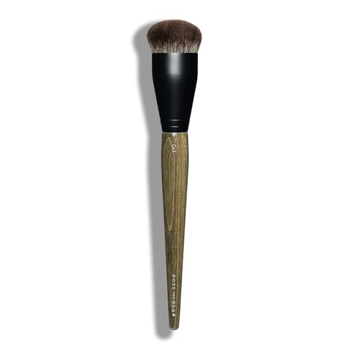 Rose and Ben Beauty C43 Sculpting Brush | Precision Buffing for Cream & Liquid Makeup | Seamless Blending & Sculpting | Cruelty-Free Fibers