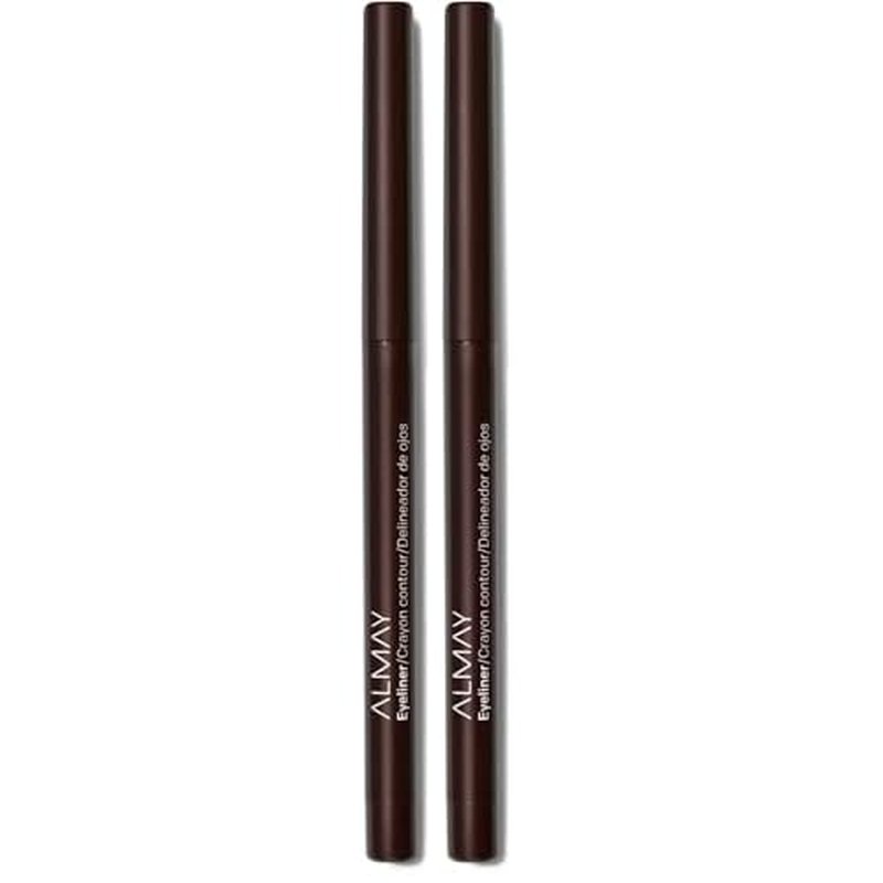 Almay All-Day Eyeliner Pencil,Hypoallergenic,Cruelty-Free,Oil-Free,Fragrance-Free,Ophthalmologist Tested,Long Wearing and Water Resistant (Packaging May Vary),209 Black Raisin,0.01 oz,(Pack of 2)