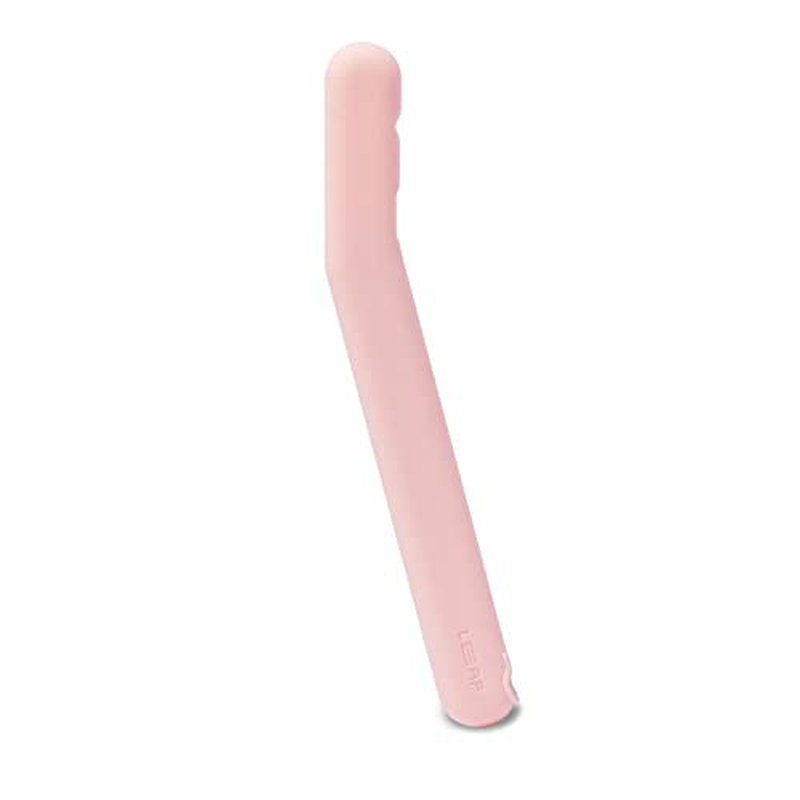 Leaf Shave | Leaf Dermaplaner Cover, Pink - Silicone Travel Case