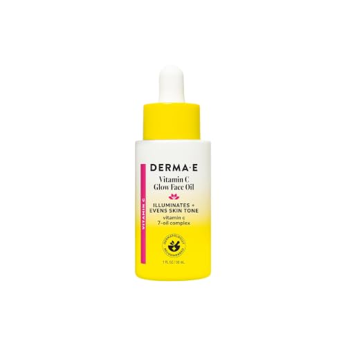 Vitamin C Glow Face Oil with Turmeric - Nourishing Brightening Skin Serum - 1 Fl Oz